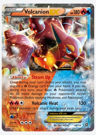 Volcanion EX — catalogusbeeld
