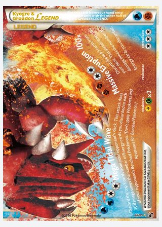 Kyogre & Groudon LEGEND — catalogusbeeld