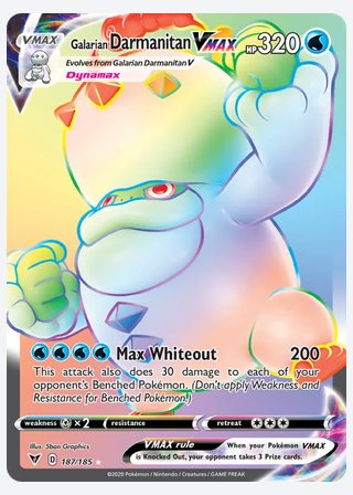 Galarian Darmanitan VMAX — catalogusbeeld