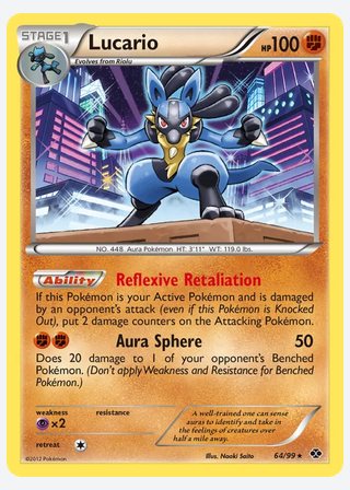 Lucario — catalogusbeeld