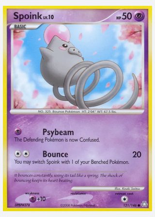 Spoink — catalogusbeeld