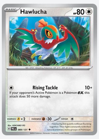 Hawlucha — catalogusbeeld