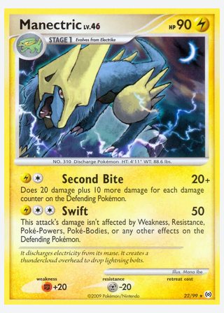 Manectric — catalogusbeeld