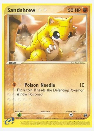 Sandshrew — catalogusbeeld