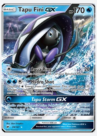 Tapu Fini GX — catalogusbeeld