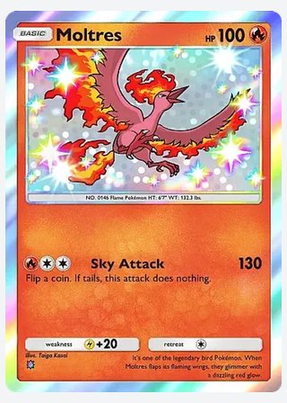 Moltres — catalogusbeeld