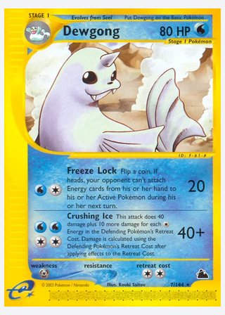 Dewgong — catalogusbeeld