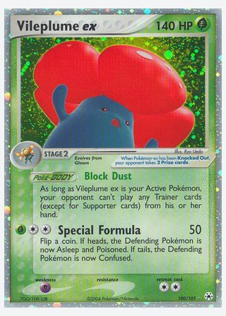 Vileplume ex — catalogusbeeld
