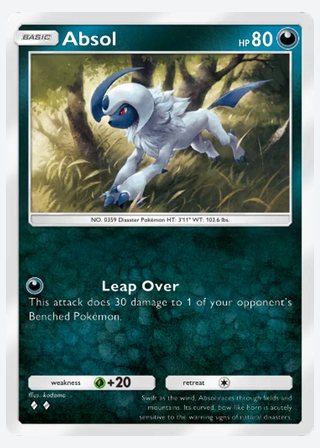 Absol — catalogusbeeld