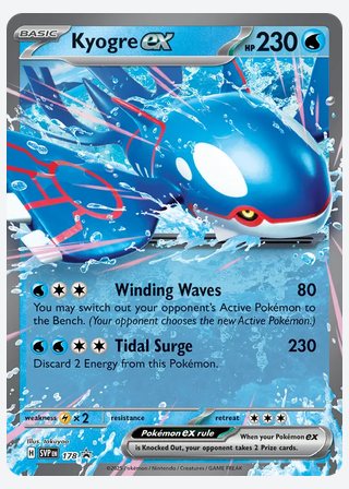 Kyogre ex — catalogusbeeld