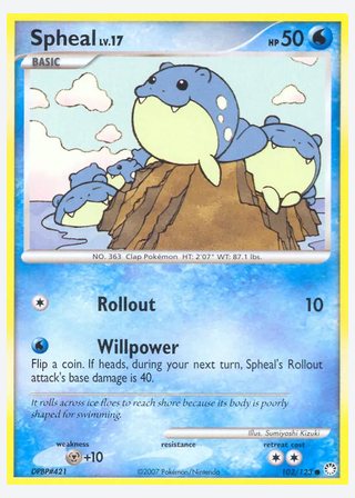 Spheal — catalogusbeeld