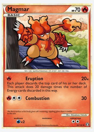 Magmar — catalogusbeeld