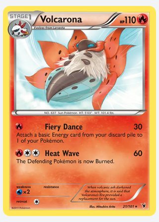 Volcarona — catalogusbeeld