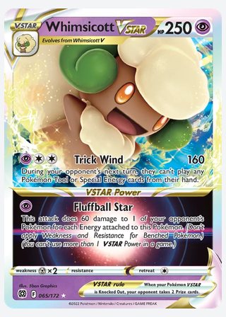Whimsicott VSTAR — catalogusbeeld