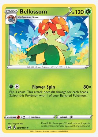 Bellossom — catalogusbeeld