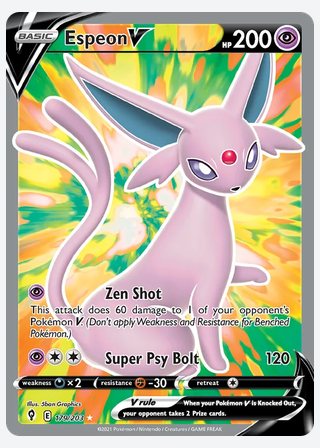 Espeon V — catalogusbeeld