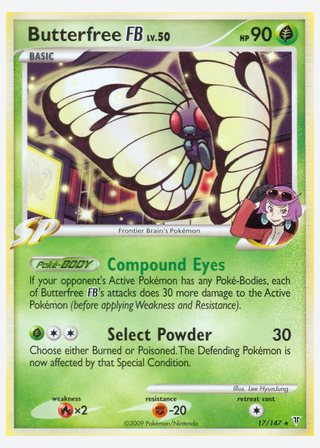 Butterfree FB — catalogusbeeld