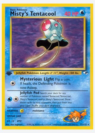 Misty's Tentacool — catalogusbeeld