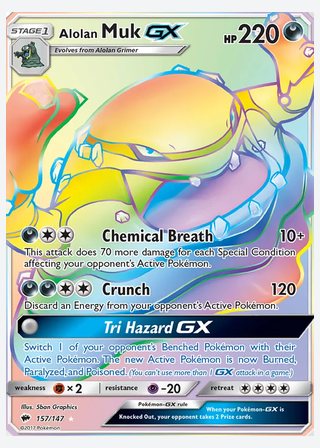 Alolan Muk GX — catalogusbeeld