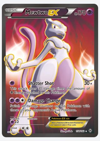 Mewtwo EX — catalogusbeeld