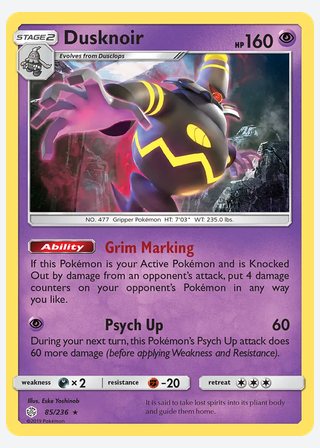Dusknoir — catalogusbeeld