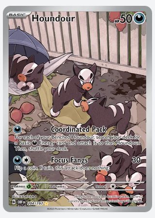 Houndour — catalogusbeeld