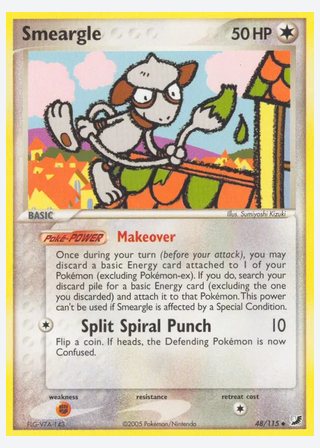 Smeargle — catalogusbeeld
