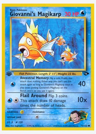 Giovanni's Magikarp — catalogusbeeld