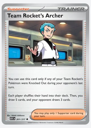 Team Rocket's Archer — catalogusbeeld