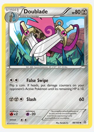 Doublade — catalogusbeeld