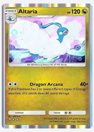 Altaria — catalogusbeeld