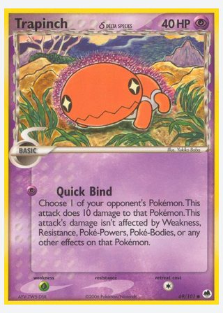 Trapinch δ — catalogusbeeld