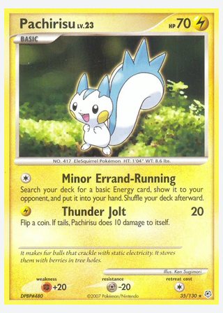 Pachirisu — catalogusbeeld