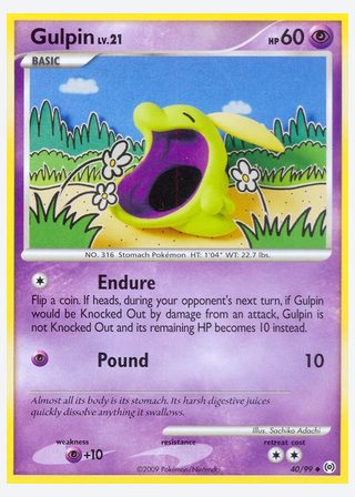 Gulpin — catalogusbeeld