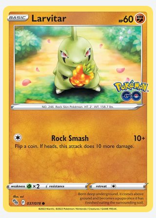 Larvitar — catalogusbeeld