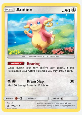 Audino — catalogusbeeld
