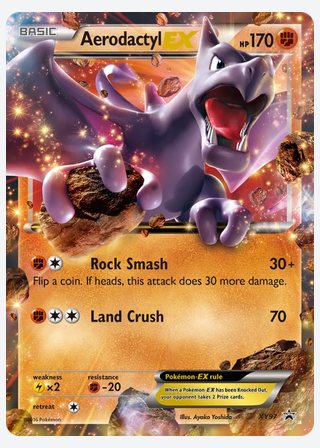 Aerodactyl EX — catalogusbeeld