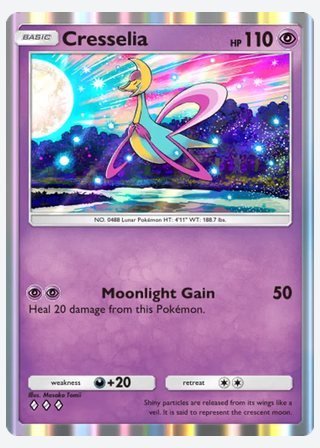 Cresselia — catalogusbeeld
