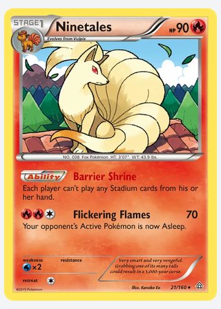 Ninetales — catalogusbeeld