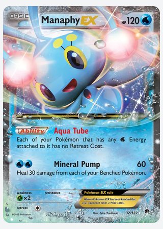 Manaphy EX — catalogusbeeld