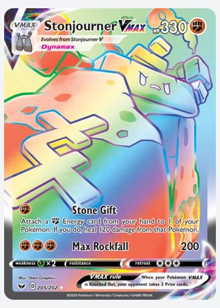 Stonjourner VMAX — catalogusbeeld