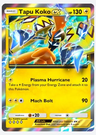 Tapu Koko ex — catalogusbeeld