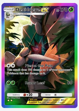 Decidueye ex — catalogusbeeld