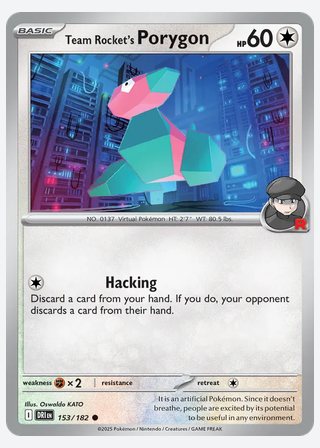 Team Rocket's Porygon — catalogusbeeld