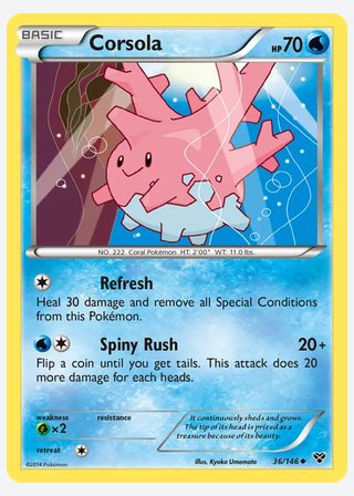 Corsola — catalogusbeeld