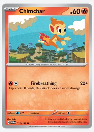 Chimchar — catalogusbeeld