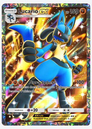 Lucario ex — catalogusbeeld