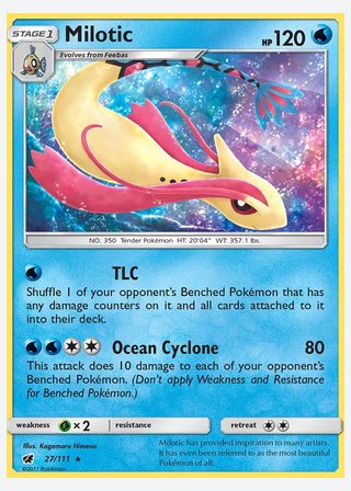 Milotic — catalogusbeeld