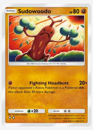 Sudowoodo — catalogusbeeld