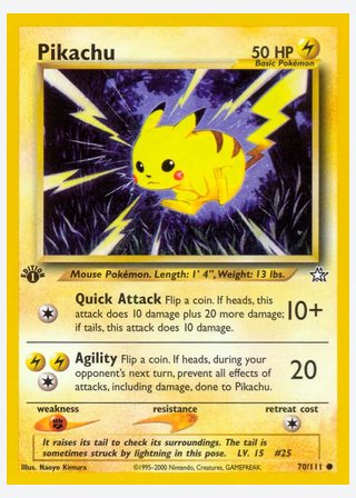 Pikachu — catalogusbeeld